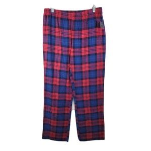 NWT Tommy Hilfiger Size Small Pajama bottoms Pants Women's Blue Red Plaid soft